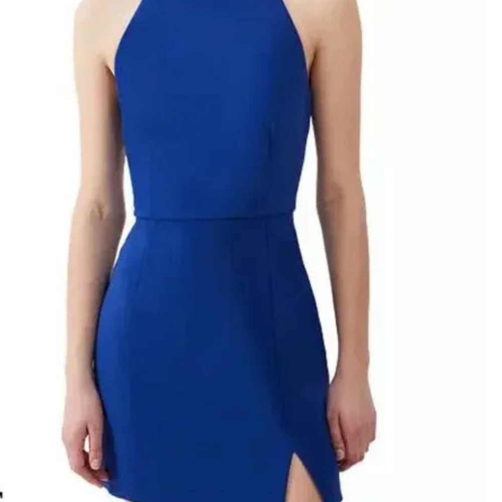 French Connection Womens Racer Neck Mini Dress Sleeveless US 8 NWOT
